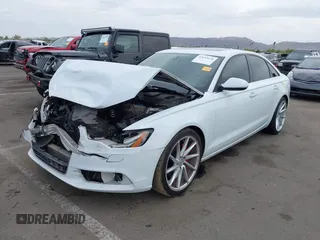 2015 Audi A6 2.0T Premium Plus with VIN WAUGFAFC7FN010019, listed as a IAAI auction lot 42033638 with 1 mi miles. Bid and sale history available at carsss.com. Image 17.