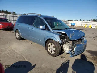 2004 Nissan Quest SE with VIN 5N1BV28U14N331087, listed as a Copart auction lot 79822814 with 190,637 mi miles and Salvage Title. Bid and sale history available at carsss.com. Image 4.
