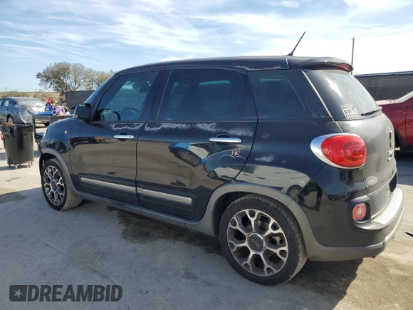 2014 FIAT 500L Trekking with VIN ZFBCFADH2EZ009533, listed as a Copart auction lot 43323265 with 126,887 mi miles and Salvage Title. Bid and sale history available at DreamBid. Image 2.