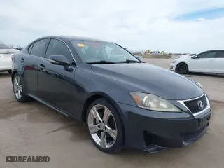 2011 Lexus IS 250 with VIN JTHBF5C26B5151429, listed as a IAAI auction lot 41800260 with 123,079 mi miles. Bid and sale history available at carsss.com. Image 1.
