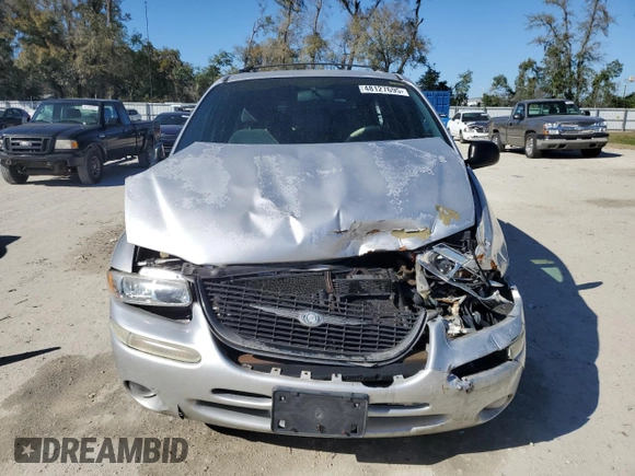 2000 Chrysler Town & Country with VIN 1C4GP54G7YB561391, listed as a Copart auction lot 48127695 with Not Provided miles and Salvage Title. Bid and sale history available at DreamBid. Image 5.