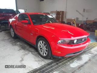 2011 Ford Mustang GT with VIN 1ZVBP8CF9B5161341, listed as a IAAI auction lot 41619383 with 125,163 mi miles. Bid and sale history available at carsss.com. Image 1.