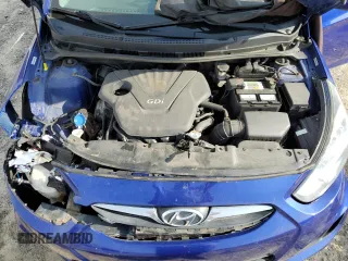2013 Hyundai Accent GLS with VIN KMHCT4AE5DU400569, listed as a Copart auction lot 52620875 with 148,898 mi miles and Salvage Title. Bid and sale history available at carsss.com. Image 11.