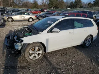 2015 Volkswagen Golf SportWagen TDI SEL with VIN 3VWCA7AU4FM519804, listed as a Copart auction lot 41562505 with 142,383 mi miles and Salvage Title. Bid and sale history available at carsss.com. Image 1.