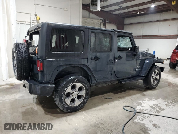 2018 Jeep Wrangler JK Unlimited Sahara with VIN 1C4HJWEG2JL835901, listed as a Copart auction lot 74591474 with 20,389 mi miles and Salvage Title. Bid and sale history available at carsss.com. Image 3.