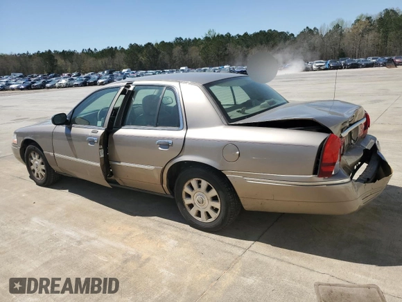 2005 Mercury Grand Marquis LS Premium z VIN 2MEFM75W95X642339, wystawiony jako Copart lot #50391035 z przebiegiem 127 526 mil mil oraz Szkoda całkowita • Salvage title. Historia ofert i sprzedaży dostępna na DreamBid. Obrazek 2.