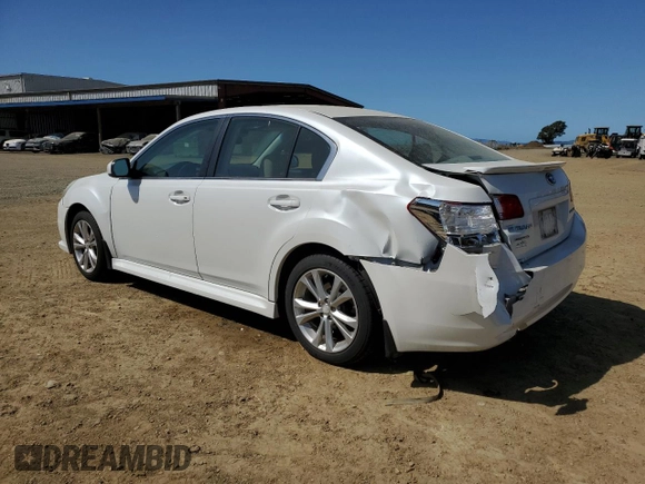 2013 Subaru Legacy Premium with VIN 4S3BMCC66D3043339, listed as a Copart auction lot 52155975 with 183,301 mi miles and Salvage title. Bid and sale history available at DreamBid. Image 2.