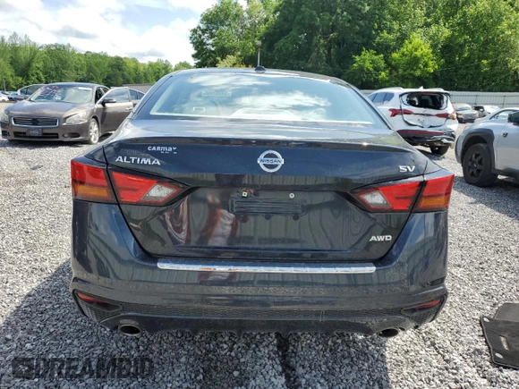 2021 Nissan Altima SV z VIN 1N4BL4DW8MN382220, wystawiony jako Copart lot #54257995 z przebiegiem 42 245 mil mil oraz Szkoda całkowita • Salvage title. Historia ofert i sprzedaży dostępna na DreamBid. Obrazek 6.
