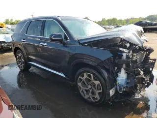 2021 Hyundai Palisade Calligraphy z VIN KM8R7DHE8MU174578, wystawiony jako Copart lot #59219254 z przebiegiem 54 823 mil mil oraz Szkoda całkowita • Salvage title. Historia ofert i sprzedaży dostępna na DreamBid. Obrazek 4.