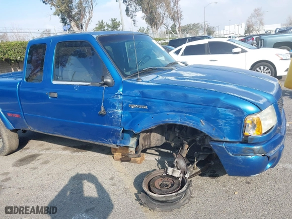 2002 Ford Ranger XL Fleet with VIN 1FTYR44UX2PA36799, listed as a IAAI auction lot 41450469 with 231,984 mi miles. Bid and sale history available at carsss.com. Image 6.