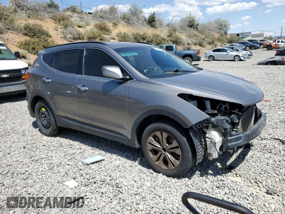 2014 Hyundai Santa Fe with VIN 5XYZU3LB2EG173692, listed as a Copart auction lot 62201975 with 127,787 mi miles and Clean title. Bid and sale history available at DreamBid. Image 4.