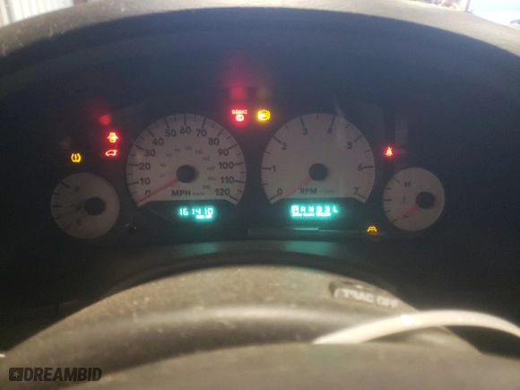 2007 Dodge Grand Caravan SXT with VIN 2D4GP44L47R305297, listed as a Copart auction lot 88643315 with 161,410 mi miles and Salvage Title. Bid and sale history available at carsss.com. Image 9.