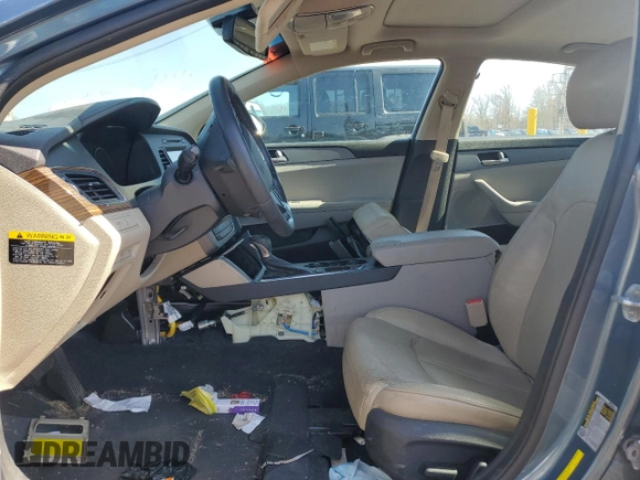 2017 Hyundai Sonata Sport with VIN 5NPE34AF3HH507657, listed as a Copart auction lot 50701345 with Not Provided miles and Salvage Title. Bid and sale history available at DreamBid. Image 7.