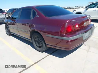 2004 Chevrolet Impala with VIN 2G1WF52E849185420, listed as a IAAI auction lot 41739605 with 182,887 mi miles and . Bid and sale history available at carsss.com. Image 3.