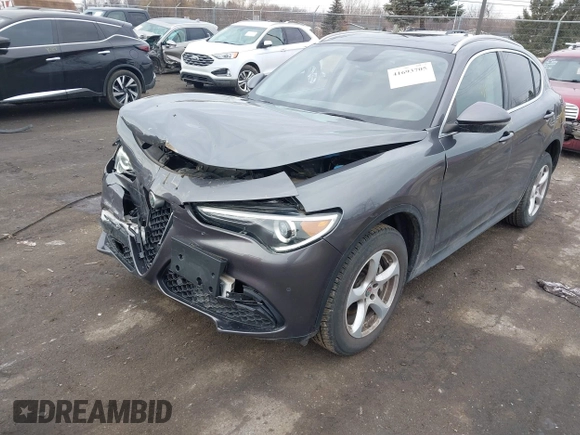 2019 Alfa Romeo Stelvio z VIN ZASPAKAN8K7C40495, wystawiony jako IAAI lot #41693705 z przebiegiem 36 415 mil mil oraz . Historia ofert i sprzedaży dostępna na DreamBid. Obrazek 2.