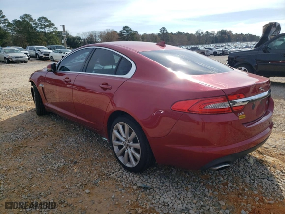 2013 Jaguar XF V6 SC with VIN SAJWJ0EF3D8S85953, listed as a Copart auction lot 42530105 with 0 mi miles and Salvage Title. Bid and sale history available at carsss.com. Image 2.