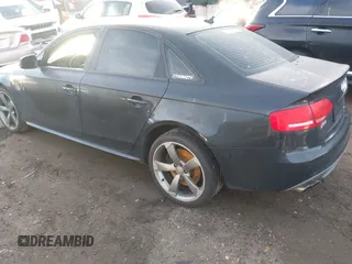 2012 Audi S4 Prestige with VIN WAUKGAFLXCA002877, listed as a IAAI auction lot 41618291 with 107,305 mi miles. Bid and sale history available at carsss.com. Image 3.