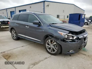 2014 Infiniti QX60 with VIN 5N1AL0MN4EC540308, listed as a Copart auction lot 54435045 with 140,454 mi miles and Salvage Title. Bid and sale history available at carsss.com. Image 4.
