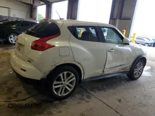 2014 Nissan Juke SV with VIN JN8AF5MV7ET482014, listed as a Copart auction lot 58191945 with Not provided miles and Salvage title. Bid and sale history available at DreamBid. Image 3.