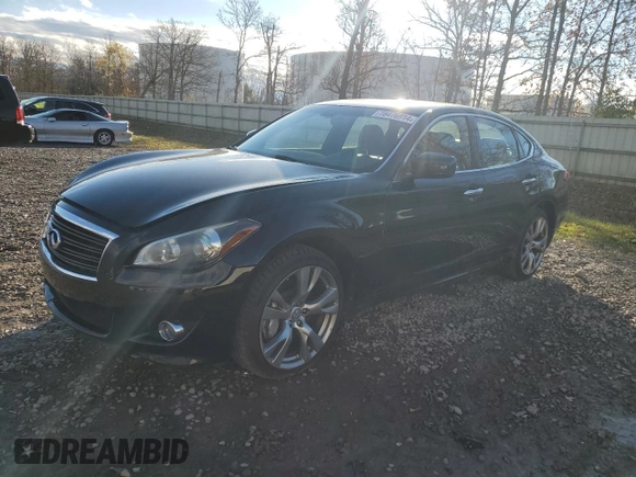 2013 Infiniti M37 with VIN JN1BY1AR8DM602201, listed as a Copart auction lot 78476914 with 81,563 mi miles and Non Repairable. Bid and sale history available at carsss.com. Image 1.