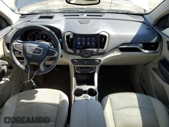 2023 GMC Terrain Denali with VIN 3GKALXEG6PL138220, listed as a Copart auction lot 50645235 with 57,048 mi miles and Salvage title. Bid and sale history available at DreamBid. Image 8.
