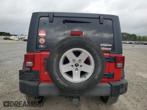 2011 Jeep Wrangler Sport with VIN 1J4AA2D10BL510568, listed as a Copart auction lot 51625125 with 108,193 mi miles and Clean Title. Bid and sale history available at carsss.com. Image 6.
