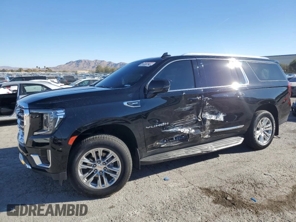 2021 GMC Yukon XL SLT with VIN 1GKS2GKD0MR471504, listed as a Copart auction lot 81838794 with 55,917 mi miles and Salvage Title. Bid and sale history available at carsss.com. Image 1.