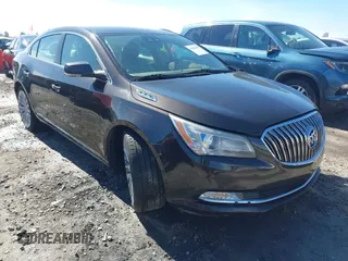 2014 Buick LaCrosse Premium II with VIN 1G4GF5G39EF167595, listed as a IAAI auction lot 41581080 with 112,905 mi miles and . Bid and sale history available at DreamBid. Image 1.