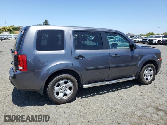 2014 Honda Pilot LX with VIN 5FNYF3H29EB026033, listed as a Copart auction lot 62529725 with 108,984 mi miles and Salvage title. Bid and sale history available at DreamBid. Image 3.