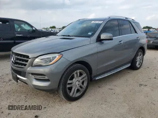 2015 Mercedes-Benz M with VIN 4JGDA5JB1FA587853, listed as a Copart auction lot 54411075 with 124,065 mi miles and Clean Title. Bid and sale history available at carsss.com. Image 1.