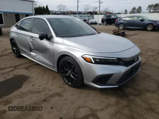2023 Honda Civic Sedan Sport with VIN 2HGFE2F56PH540339, listed as a Copart auction lot 48159555 with 22,617 mi miles and Salvage Title. Bid and sale history available at carsss.com. Image 4.