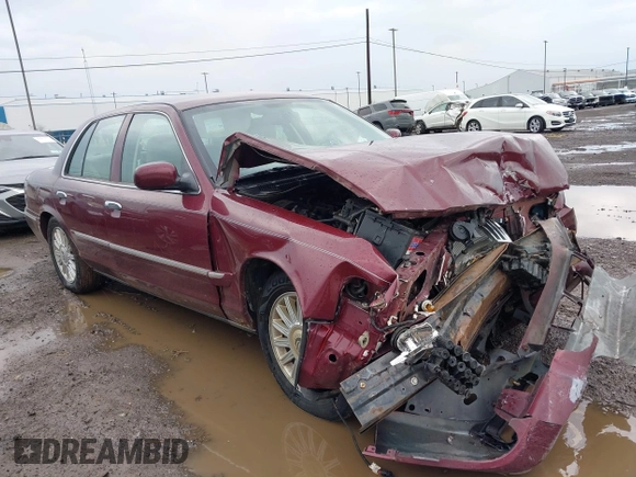 2008 Mercury Grand Marquis LS with VIN 2MEFM75V98X633328, listed as a IAAI auction lot 42084872 with 75,473 mi miles and . Bid and sale history available at DreamBid. Image 1.