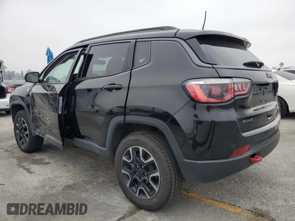 2019 Jeep Compass Trailhawk с VIN 3C4NJDDB0KT595525, выставлен на аукционе Copart как лот 60286335 с пробегом 57 900 миль миль и Списание • Salvage title. История ставок и продаж доступна на DreamBid. Изображение 2.
