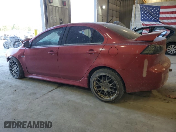 2016 Mitsubishi Lancer GT with VIN JA32U8FW1GU012988, listed as a Copart auction lot 59460484 with 0 mi miles and Salvage Title. Bid and sale history available at carsss.com. Image 2.