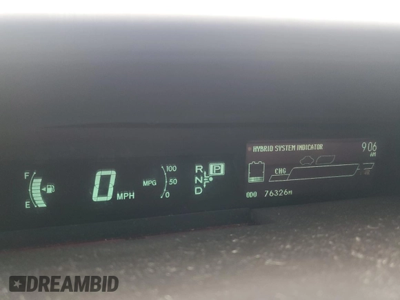 2012 Toyota Prius One z VIN JTDKN3DU8C5401215, wystawiony jako Copart lot #57703315 z przebiegiem 76 326 mil mil oraz Szkoda całkowita • Salvage title. Historia ofert i sprzedaży dostępna na DreamBid. Obrazek 9.