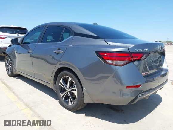 2022 Nissan Sentra SV with VIN 3N1AB8CV3NY299536, listed as a IAAI auction lot 41983027 with 47,279 mi miles and . Bid and sale history available at DreamBid. Image 3.