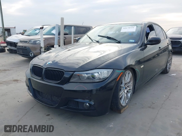 2011 BMW 3 Series 335i with VIN WBAPM5C51BE576626, listed as a IAAI auction lot 41678321 with 150,147 mi miles. Bid and sale history available at carsss.com. Image 2.