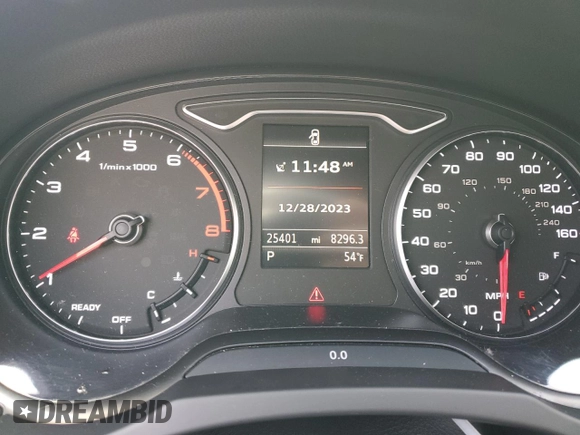 2016 Audi A3 2.0T Premium with VIN WAU78LFF9G1077441, listed as a Copart auction lot 81999203 with 25,401 mi miles. Bid and sale history available at carsss.com. Image 9.