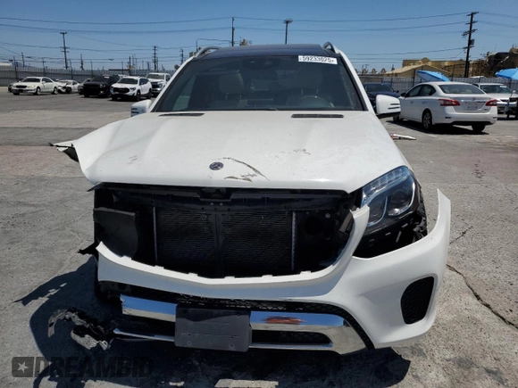 2019 Mercedes-Benz GLS 450 with VIN 4JGDF6EE9KB222613, listed as a Copart auction lot 59233025 with 73,660 mi miles and Salvage title. Bid and sale history available at DreamBid. Image 5.
