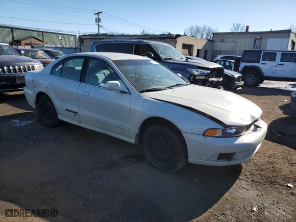 2002 Mitsubishi Galant ES with VIN 4A3AA46G62E138898, listed as a Copart auction lot 42439485 with 117713 miles and Salvage Title. Bid and sale history available at carsss.com. Image 4.