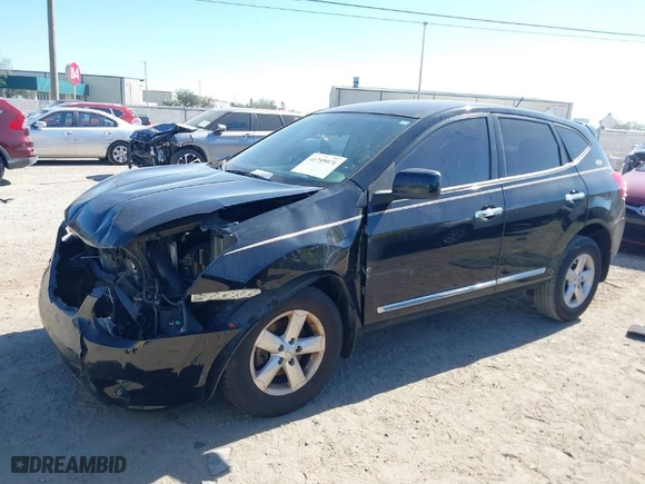2013 Nissan Rogue S with VIN JN8AS5MT9DW515599, listed as a IAAI auction lot 41755971 with 132,852 mi miles. Bid and sale history available at carsss.com. Image 2.