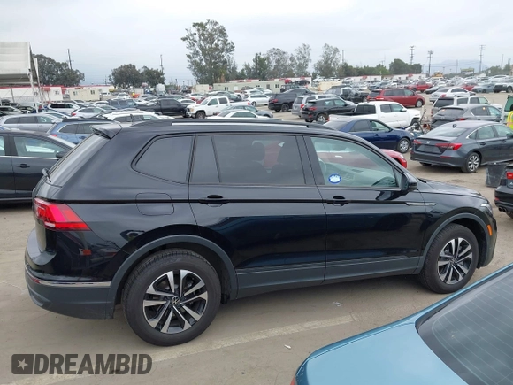 2024 Volkswagen Tiguan S with VIN 3VVRB7AX1RM175360, listed as a IAAI auction lot 42196560 with 5,133 mi miles and . Bid and sale history available at DreamBid. Image 13.