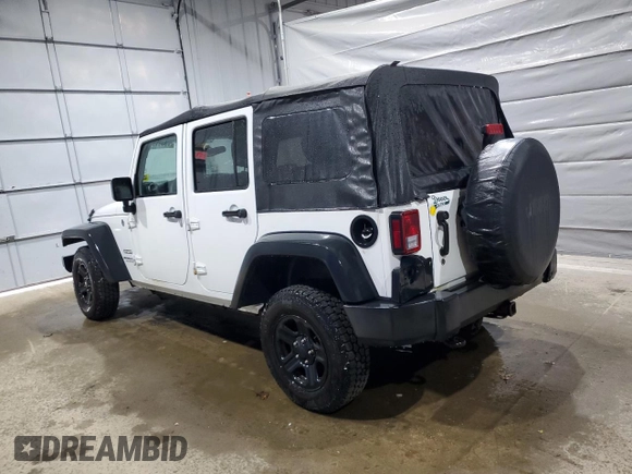 2015 Jeep Wrangler Unlimited Sport with VIN 1C4BJWDG0FL737965, listed as a Copart auction lot 56711765 with 149,528 mi miles and Salvage title. Bid and sale history available at DreamBid. Image 2.