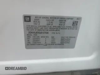 2018 Chevrolet Equinox LT with VIN 2GNAXJEV0J6137935, listed as a Copart auction lot 51094535 with 67,372 mi miles and Salvage Title. Bid and sale history available at carsss.com. Image 13.