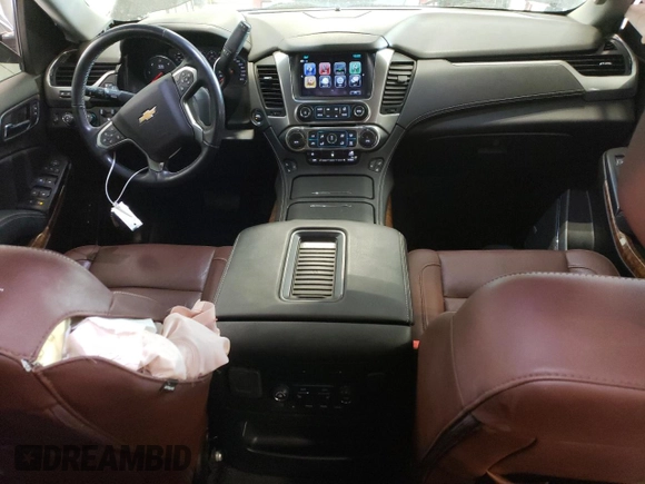 2019 Chevrolet Suburban Premier with VIN 1GNSKJKJ8KR302849, listed as a Copart auction lot 87717275 with 69,498 mi miles and Salvage Title. Bid and sale history available at DreamBid. Image 8.