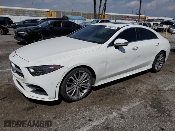 2019 Mercedes-Benz CLS with VIN WDD2J5JB1KA038472, listed as a Copart auction lot 48941014 with 44,099 mi miles and Salvage Title. Bid and sale history available at carsss.com. Image 1.
