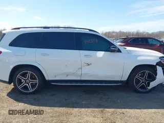 2021 Mercedes-Benz GLS 580 with VIN 4JGFF8GE9MA566937, listed as a IAAI auction lot 41823174 with 61,404 mi miles and . Bid and sale history available at DreamBid. Image 13.