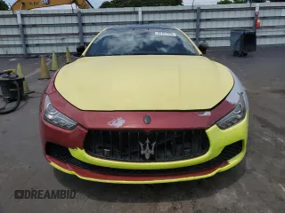 2015 Maserati Ghibli with VIN ZAM57XSA2F1143336, listed as a Copart auction lot 55181835 with Not Provided miles and Clean Title. Bid and sale history available at carsss.com. Image 5.