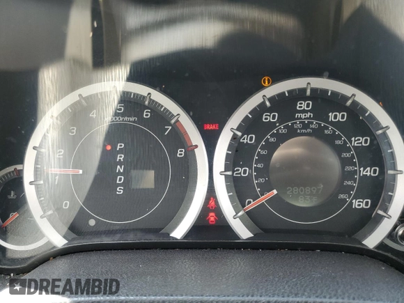 2009 Acura TSX with VIN JH4CU26669C027738, listed as a Copart auction lot 59540305 with 280,897 mi miles and Salvage title. Bid and sale history available at DreamBid. Image 9.