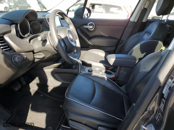 2017 FIAT 500X Urbana Edition with VIN ZFBCFXCB7HP608217, listed as a Copart auction lot 88357845 with 76,090 mi miles and Salvage Title. Bid and sale history available at carsss.com. Image 7.